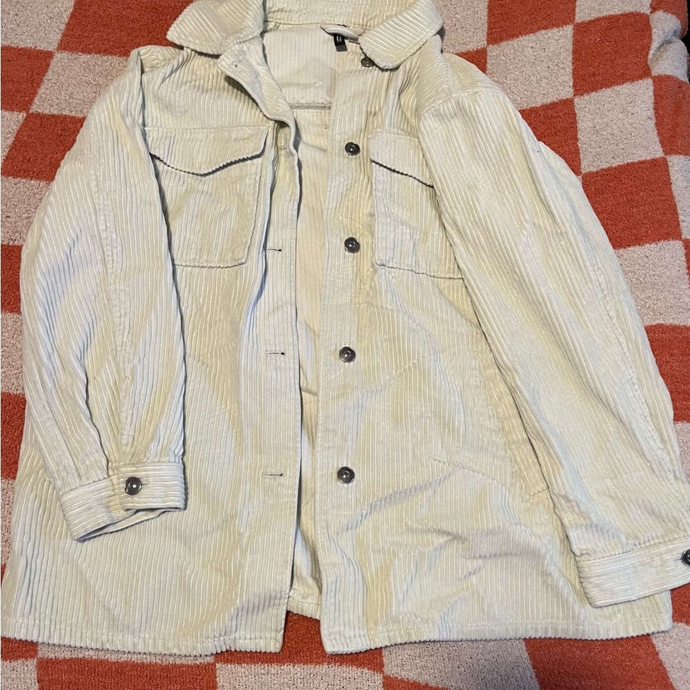 Corduroy Button-Up light Jacket